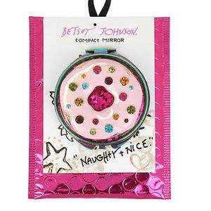Betsy Johnson compact donut mirror